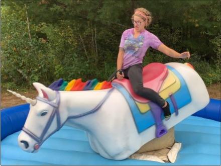 mechanical unicorn ride